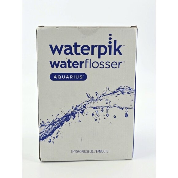 Waterpik Aquarius Water Flosser With 10 Settings & 7 Tips WP-663 Dark Blue - Picture 9 of 14